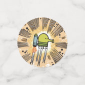 ドードルジャンプパーティーテーブル紙吹雪 コンフェッティ (スモール正面)