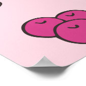 ドードルスイーツアイスクリーム:手描きイラストレーション ポスター (角)