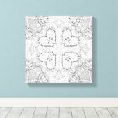 ドードルスクエア6 キャンバスプリント (インサイチュ (ウッドフロア))