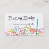 ドードルスクライバルヤーンクロシェ針の名刺 名刺 (正面)