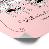 ドードルスケッチテーブルチェアファンキーリハーサルディナー ポスター (角)