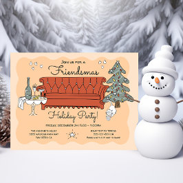 ドードルスケッチフレンドマスホリデーパーティー 招待状