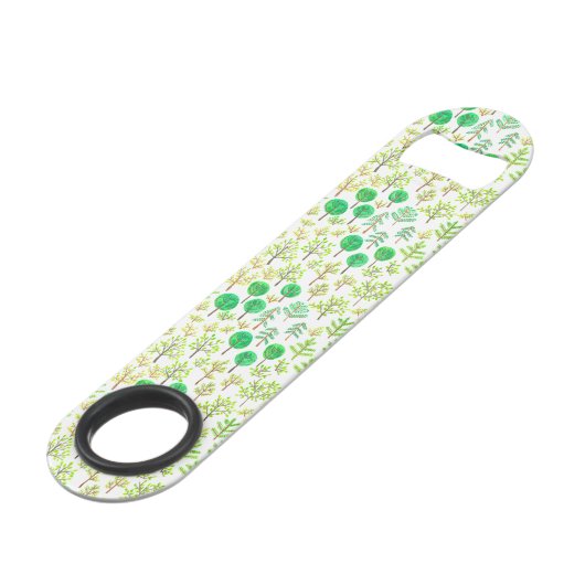 ドードルスタイルの水彩林 スピード栓抜き (正面アングル)