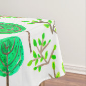ドードルスタイルの水彩林 テーブルクロス (インサイチュ)