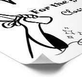 ドードルスタイルハンドドロー卒業アドバイス&ウィッシュ ポスター (角)