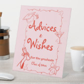 ドードルスタイルハンドドロー卒業アドバイス&ウィッシュ 台座サイン (インサイチュ)