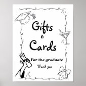 ドードルスタイル手引き卒業ギフトとカード ポスター (正面)