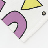 ドードルスタイル、宇宙テーマイラストレーション。 フリースブランケット (角)