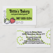 ドードルストロベリー果実ベーキングケータリング事業 名刺 (正面/裏面)