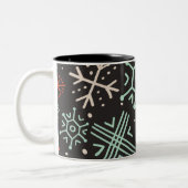 ドードルスノーフレークマグ ツートーンマグカップ (左)