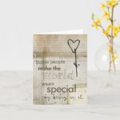 ドードルスペシャルパーソンカード カード (黄色い花)