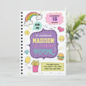 ドードルスリーポバーパーティの招待状 招待状 (スタンド正面)