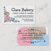 ドードルズクッキーズフラワーベーカリーベーキング 名刺 (正面/裏面)