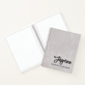 ドードルズグレーアイディアとアートジャーナルの本 ノートブック (内部)