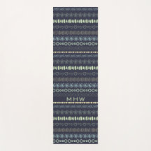 ドードルズパターカスタムンモノグラムヨガマット