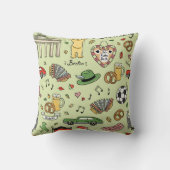 ドードルズパターン クッション (裏面)