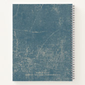 ドードルズブルーアイディアとアートジャーナル ノートブック (裏面)