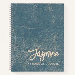 ドードルズブルーアイディアとアートジャーナル ノートブック