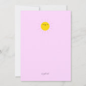 ドードルズ誕生日パーティー 招待状 (裏面)