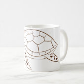 ドードルタートルコーヒーマグ コーヒーマグカップ (正面右)