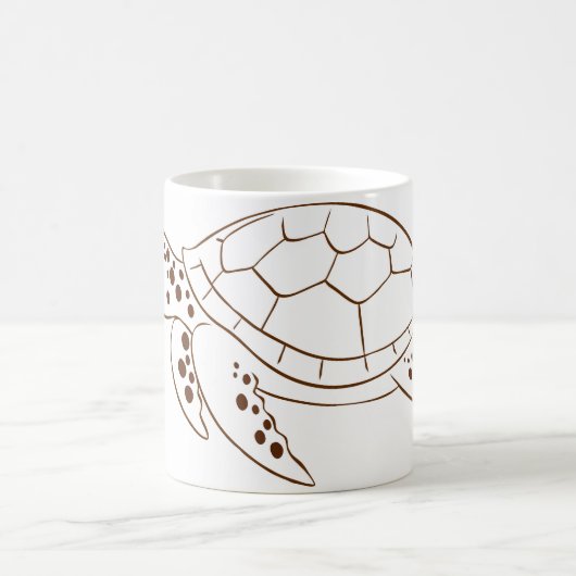 ドードルタートルコーヒーマグ コーヒーマグカップ (中央)