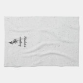 ドードルデイジーと引用文オンテラッツォ キッチンタオル (横)