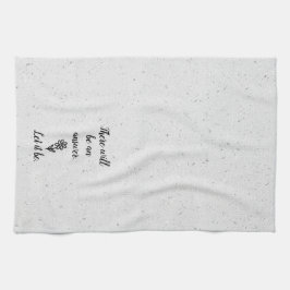 ドードルデイジーと引用文オンテラッツォ キッチンタオル