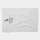 ドードルデイジーと引用文オンテラッツォ キッチンタオル (横)