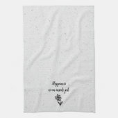 ドードルデイジーと引用文オンテラッツォ キッチンタオル (縦)