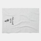 ドードルデイジーと引用文オンテラッツォ キッチンタオル (横)