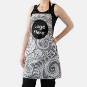 ドードルデザインオールオーバープリントエプロン エプロン (インサイチュ)