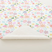 ドードルパターンパステルのシェード シェルパブランケット (3/4)