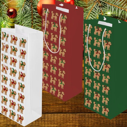 ドードルパピードグクリスマスホリデー ミディアムペーパーバッグ