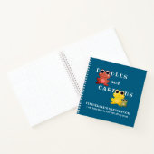 ドードルパーソナライズされたズ&マンガフローズスケッチブック ノートブック (内部)