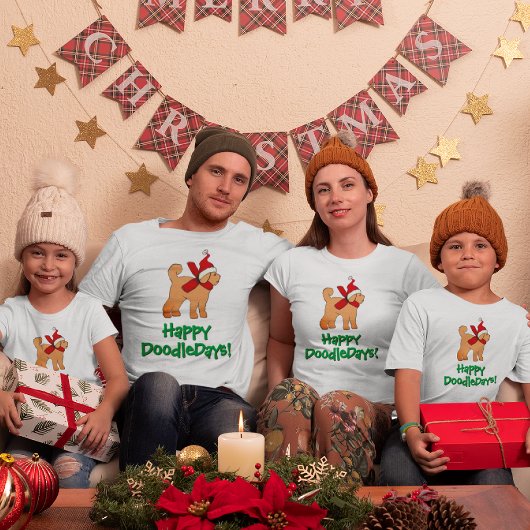 ドードルパーソナライズされたドッグクリスマスホリデー ベビーボディスーツ