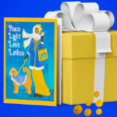 ドードルパーソナライズされたドッグタン犬ハヌカー カード