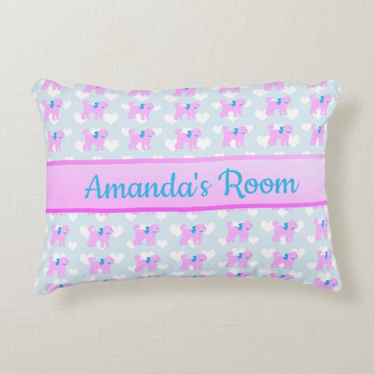 ドードルパーソナライズされたベビーチャイルド アクセントクッション (正面)