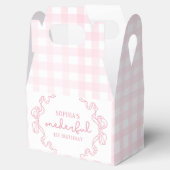 ドードルピンクボウ赤ちゃん女の子1st誕生日 フェイバーボックス (オープン)