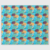 ドードルファンキースオンアクア ラッピングペーパー (フラット)