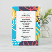 ドードルファンキーズ誕生日パーティー 招待状 (スタンド正面)