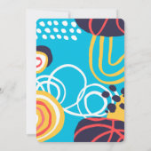 ドードルファンキーズ誕生日パーティー 招待状 (裏面)