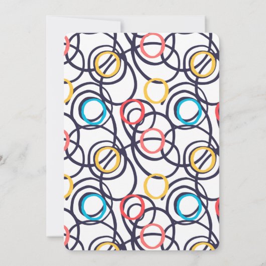 ドードルファンキーズ50th誕生日パーティー 招待状 (裏面)