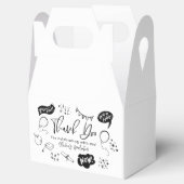 ドードルファンキー卒業パーティーホワイト フェイバーボックス (オープン)