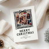 ドードルフォトフレームクリスマス シーズンカード