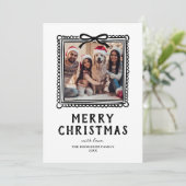 ドードルフォトフレームクリスマス シーズンカード (スタンド正面)