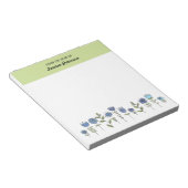 ドードルフラワーメモ帳テンプレート ノートパッド (アングル)