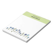 ドードルフラワーメモ帳テンプレート ノートパッド (回転)