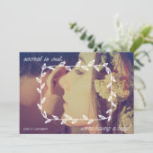 ドードルフレーム妊娠告知カード (スタンド正面)