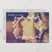 ドードルフレーム妊娠告知カード (正面/裏面)