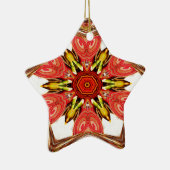 ドードルフローラアートプリント セラミックオーナメント (右)